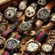 a group of watches on a table