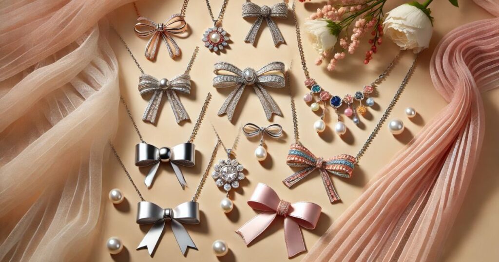 bow necklaces